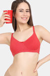 Rosaline Cyber Grove Everyday Double Layered Non Wired 3/4th Coverage T-Shirt Bra (Pack of 2) - Multicolor — thumbnail 6